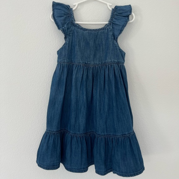 LIKE NEW Gap Toddler Dip-Dye Denim Dress - Picture 3 of 7